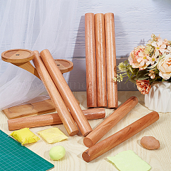 Rouleau à pâtisserie en bois&nbsp;AJEW-WH0314-605B
