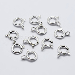 925 Sterling Silber Federring Verschlüsse&nbsp;STER-K167-076B-S