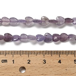 Natürliche Lepidolith / lila Glimmer Steinperlen Stränge&nbsp;G-P575-C01-6mm