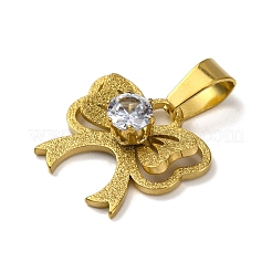 Ciondolo in acciaio inossidabile 304 con diamanti&nbsp;LS-STAS-U018-01G-1