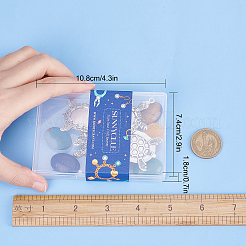 DIY-Sets zur Herstellung von Edelsteinanhängern mit Schildkrötenmotiv&nbsp;DIY-SC0019-06