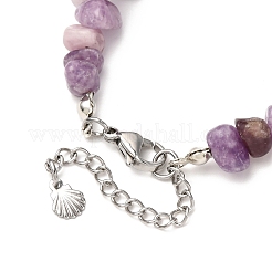 Braccialetti con ciondoli a forma di farfalla in lega stampata&nbsp;BJEW-JB12404-01