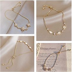 Kits de diy para hacer pulseras deslizantes de acero inoxidable&nbsp;DIY-UN0001-91
