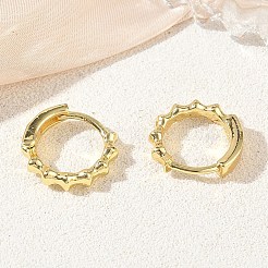 Pendientes de aro de latón&nbsp;KK-CBA30C7-33G
