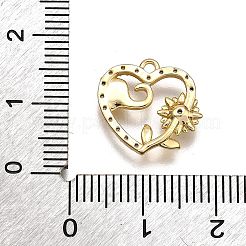 Pendentifs en laiton zircon cubique transparent&nbsp;LS-KK-G530-01C-G
