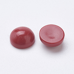 Synthetische Korallen Cabochon&nbsp;X-G-F501-03-6mm