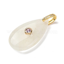 Natürliche Zitrone Jade Anhänger&nbsp;G-B188-01G-01