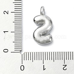 Pendentifs en acier inoxydable 304 anti-ternissement&nbsp;X-STAS-U033-02P-S
