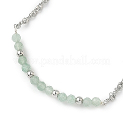 7 bracciale con perline di pietre preziose naturali di 7 colori&nbsp;BJEW-JB11835