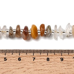 Natürliche bunte Rutilquarzperlenstränge&nbsp;G-L649-C05-01