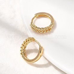 Ring Messing-Band-Ohrringe&nbsp;EJEW-B148-03G