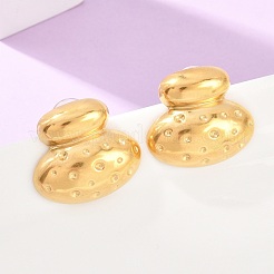 Melting Styles Ohrstecker aus Edelstahl 304 für Damen&nbsp;EJEW-F415-02G-04