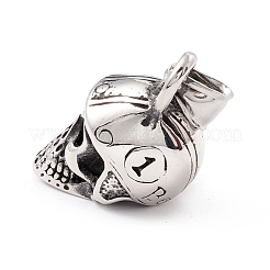 Pendenti in acciaio inossidabile 304 in stile tibetano&nbsp;STAS-P305-23AS