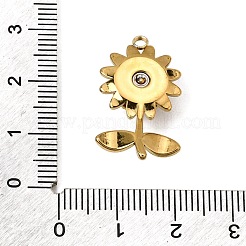 Fidget spinner de acero inoxidable 304 y vidrio&nbsp;GL-CBA17B7-02G-C