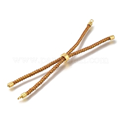 Fabrication de bracelet coulissant en cordon de coton tressé&nbsp;MAK-R001-01G-23