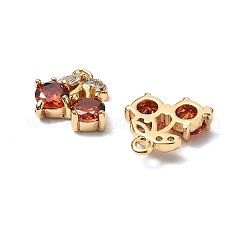 Ottone micro spianare pendenti zirconi&nbsp;KK-A259-22G-03