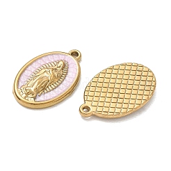 Pendentifs en acier inoxydable 304 émaillés&nbsp;SA-CBAD60D-07G