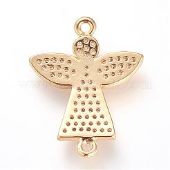 Legami cubic zirconia in ottone placcato a lunga durata&nbsp;ZIRC-S053-17G