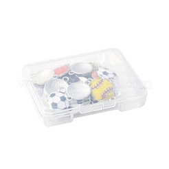 28pcs 7 Arten Legierungs-Emaille-Verbindungsstückcharme&nbsp;ENAM-FS0002-69