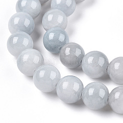 Natürlich gefärbte gelbe Jadeperlenstränge&nbsp;G-R271-12mm-YXS18-01