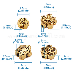 Perline in lega stile tibetano&nbsp;TIBEB-TA0001-15