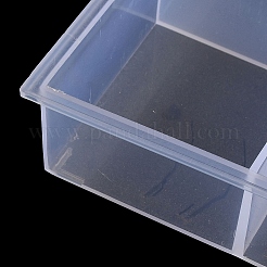 12 Gitter transparente Kunststoff-Schmuckschalen&nbsp;CON-K002-02C