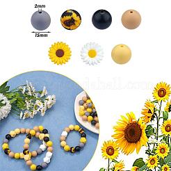 Wewaysmile 179 pz 11 stili 15mm perline rotonde in silicone kit per la creazione&nbsp;JX490A