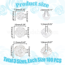 300 stücke 3 stile nachahmung perle acryl perlen&nbsp;OACR-GA0001-20