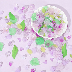 Kits de accessoires de fleurs en feuilles à faire soi-même&nbsp;DIY-PA0001-64B