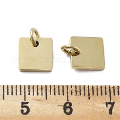 Geometrische Figur Stil 304 Edelstahl Prägung Blank Tag Charms&nbsp;STAS-D302-03C