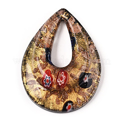Handgefertigte große Anhänger aus Millefiori-Glas&nbsp;LAMP-S189-14A