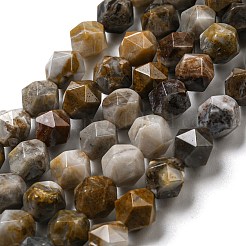 Fili di perle di agata naturale gobi&nbsp;G-NH0012-B03-01