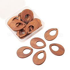 20pcs Walnussholzanhänger&nbsp;WOOD-CJ0001-26