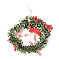 Décorations de guirlande de noël en plastique&nbsp;HJEW-B002-03