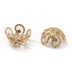Tappi di perline fantasia in ottone&nbsp;KK-O131-25G