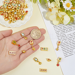 Kits de accesorios para hacer joyas con temática de mahjong&nbsp;DIY-OC0016-40