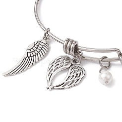 Brazalete expandible de acero inoxidable 304&nbsp;BJEW-JB10008