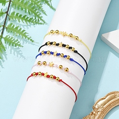 5 Stück Nylonfaden-Armbänder&nbsp;BJEW-FS00020