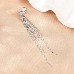 Quastenohrringe aus Edelstahl 304 für Damen&nbsp;SA-H003-06P