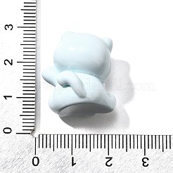Undurchsichtiges süßes kleines Katzen-Harz-Ornament&nbsp;RESI-S015-02A