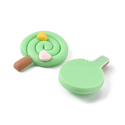 Cabochons en résine opaque&nbsp;RESI-WH0035-02A