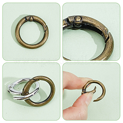 Anelli a molla in lega di zinco da 100 pz 5 colori&nbsp;FIND-GO0004-54