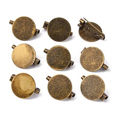 Cabochon supports en laiton de broche&nbsp;X-KK-H090