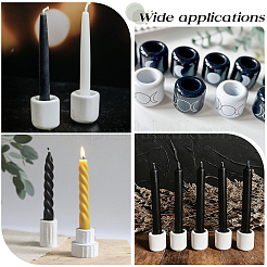 10 pieza de vasos de porcelana para velas&nbsp;AJEW-SC0004-45B