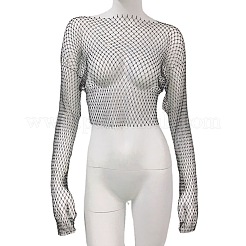 Chaînes de corps en polyester et strass&nbsp;WG96638-08