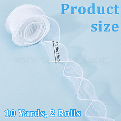 2 rollo de cinta de gasa de poliéster&nbsp;DIY-CP0010-71