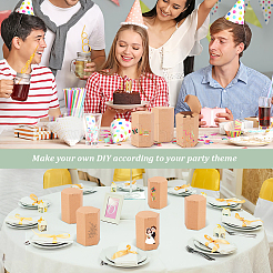 Sechseckige Geschenk-Aufbewahrungsboxen aus handgefertigter Seife aus Kraftpapier&nbsp;AJEW-WH0166-25