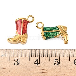 304 Edelstahl-Emaille-Anhänger&nbsp;STAS-I346-45G-03