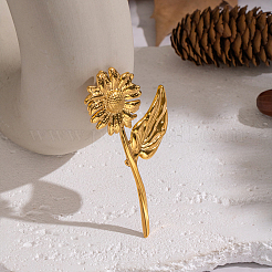 Broches tournesol en acier inoxydable 304&nbsp;NK4193