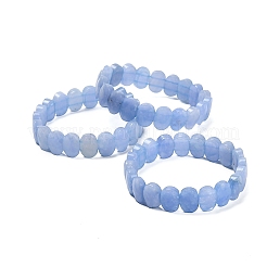 Ovale Stretch-Armbänder aus natürlicher malaysischer Jade&nbsp;G-P589-02A-01